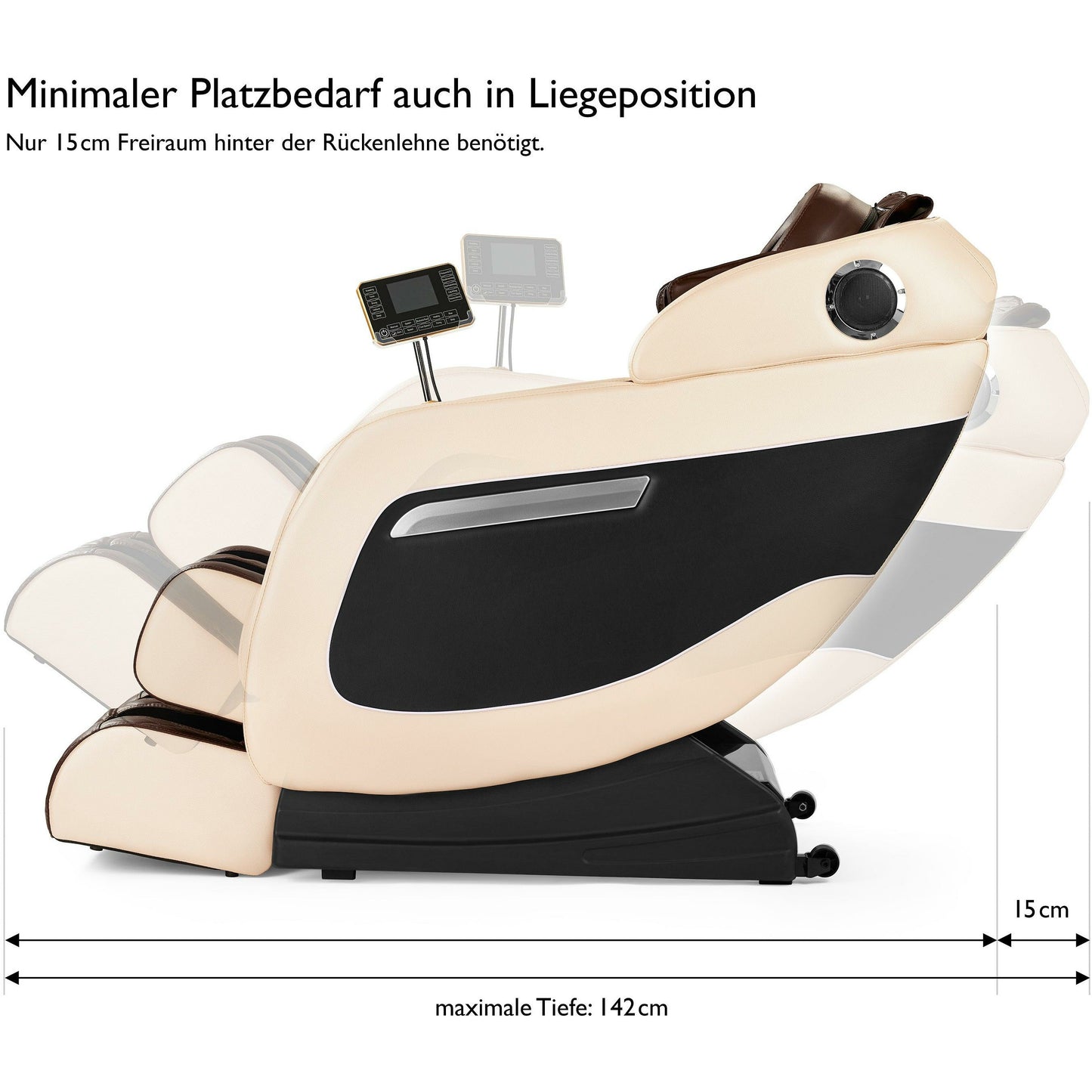XXL Massagesessel mit Zero G Position, Heizung, 3D Massage, Bluethooth - MeinSchnapper dein Discounter.